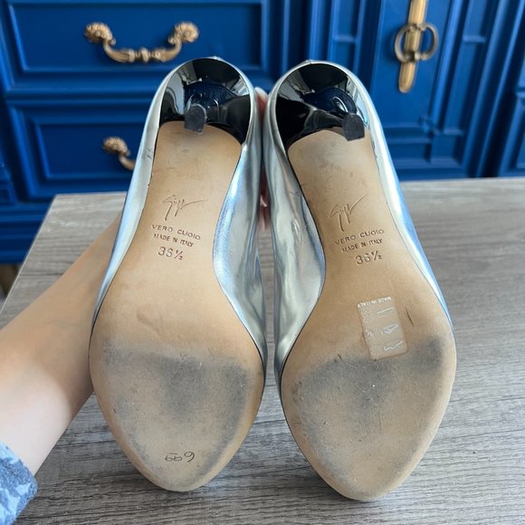 Giuseppe Zanotti Silver Pumps - Picture 9 of 9